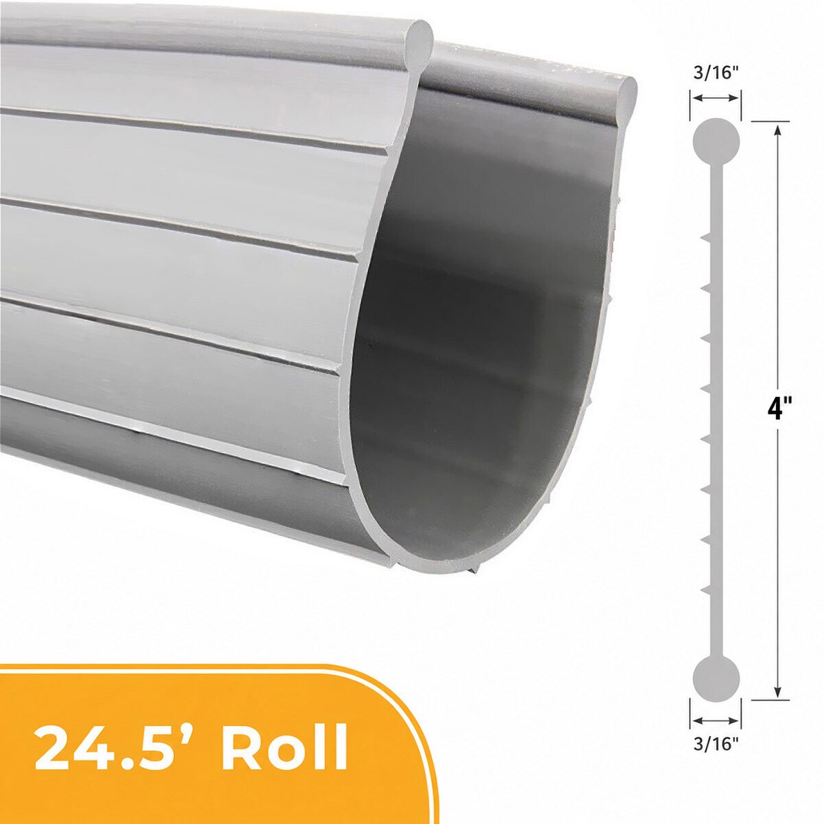 V3564 bottom seal, gray